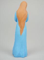 Statue  Notre Dame de La Confiance -  Bleue