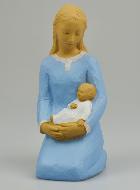 Statue Notre Dame de L'Amour - Bleue