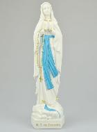 Statue Vierge de Lourdes au Voile Bleu - 30cm