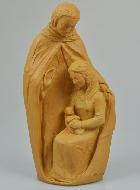 Statue Sainte Famille - Ton Argile