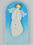 Cadre Ange-Gardien Protecteur à la Bougie - 13cm