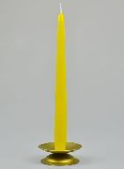 Bougie Flambeau Jaune Citron - 25cm