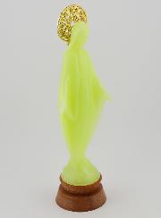 Statue Vierge Miraculeuse Fluo - 14 cm