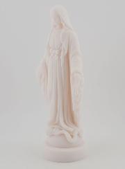 Statue Vierge Miraculeuse en Albâtre - 18 cm