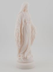 Statue Vierge Miraculeuse en Albâtre - 18 cm