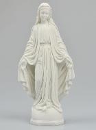 Statue Vierge Miraculeuse - Blanche - 16 cm