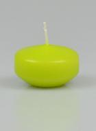 Bougie Flottante Couleur Citron Vert - 5cm