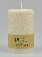 Bougie Bio 100% Olive Couleur Sable Sahara - 9 X 6 cm