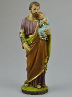 Statue Saint Joseph en Résine Couleur - 24cm