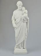 Statue Saint Joseph en Résine Albâtre - 40 cm