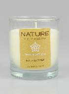 Bougie Bio Collection Nature - Parfumée Rose Exotique - 8 X 7cm