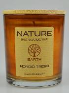 Bougie Bio Collection Nature - Parfumée Arbres Nordiques - 8  X 7cm