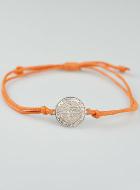 Bracelet Médaille de Saint Benoît - Orange
