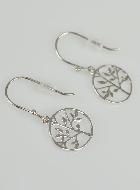 Boucles d'Oreilles Arbre de Vie - Argent 925/1000