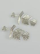 Boucles d'Oreilles Plume d'Ange Protecteur - Argent 925/1000