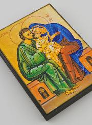 Icône Religieuse de la Sainte Famille - 15cm