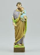 Statue Saint Joseph en Résine Couleur - 15 cm