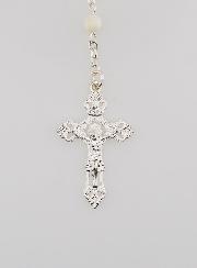 Chapelet en Perles de Nacre Véritable - Médaille Lourdes
