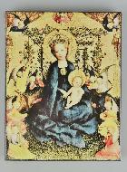 Icône Byzantine Sainte Vierge aux Roses - 12 cm