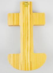 Bénitier Crucifix en Bois d'Olivier