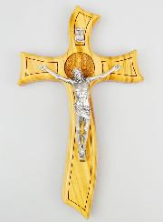 Chapelet Saint Benoît En Bois D’olivier Artisanal – Lot De 2 – Croix Et Médaille Incluses – Cadeau Baptême, Communion, Prière