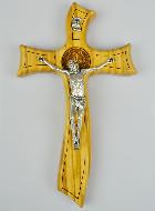 Croix en Bois d'Olivier de Saint Benoît