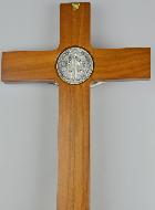 Crucifix de Saint Benoît en Bois - 30cm