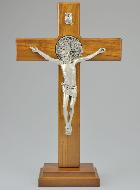 Crucifix de Saint Benoît en Bois - 33cm