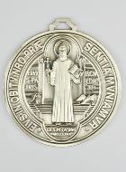 Grande Médaille Murale de Saint Benoit - 13 cm