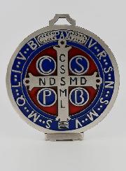 Grande Médaille Murale de Saint Benoit - 13 cm