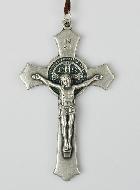 Pendentif Croix de Saint Benoit avec Cordon