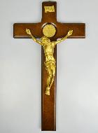 Grande Croix de Saint Benoît - Crucifix Mural 47cm