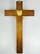 Grande Croix de Saint Benoît - Crucifix Mural 47cm
