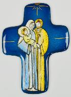 Croix de la Sainte Famille en Emaux du Liban