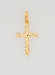 Pendentif Croix Double Face - Or Massif 18k