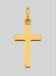 Pendentif Croix du Christ Jésus - 15mm - Or Massif 18 Carats