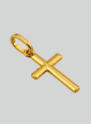 Pendentif Croix du Christ Jésus - 10mm - Or Massif 18 Carats