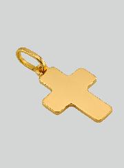 Pendentif Croix Classique - 15mm - Or Massif 18 Carats