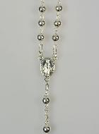 Chapelet en Argent Massif 925/1000 - Grains 5mm