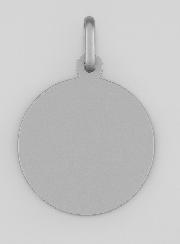 Médaille de Saint Michel en Argent Rhodié 925/1000 - 19mm