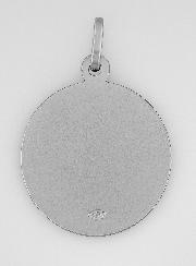 Médaille de Notre Dame de Guadalupe en Argent Rhodié - 21 mm