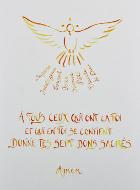 Image de Confirmation - Dons du St Esprit