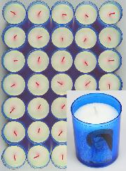 24 Bougies Veilleuses Sainte Rita - Bleue