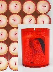 24 Bougies Veilleuses Sainte Rita - Rouge