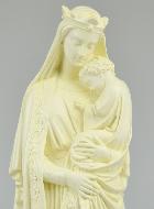 Statue Notre Dame Couronnée à l'Enfant Jésus 30 cm