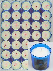 24 Bougies Veilleuses Sainte Thérèse de l'Enfant Jésus - Bleue