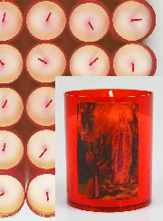 24 Bougies Veilleuses Notre Dame de Lourdes - Rouge