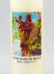 Bougie de Neuvaine à Notre-Dame de France - 17.5cm