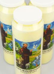 Lot de 3 Bougies de Neuvaine à St François - Nature & Animaux