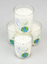 4 Bougies Veilleuses Prière pour la Paix